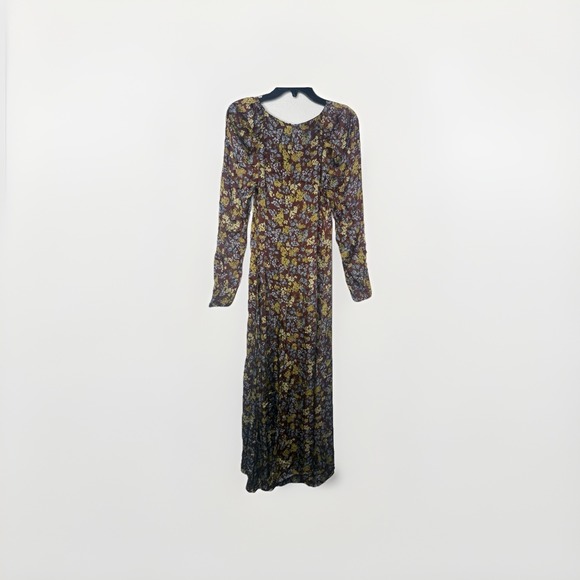 Rentrayage Dresses & Skirts - $695 Rentrayage Women's Brown Floral Ruched Baby Cleo Dress Size 6